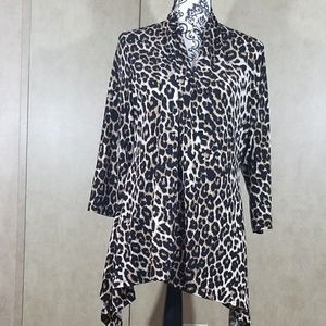 NWOT Leopard print top